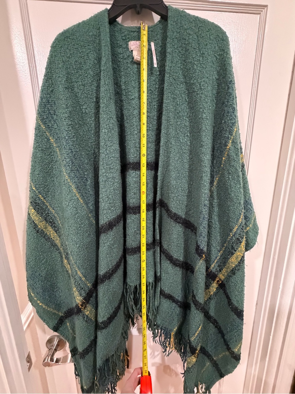 Free People Deep Green Textured Cardigan - Picture 6 of 9